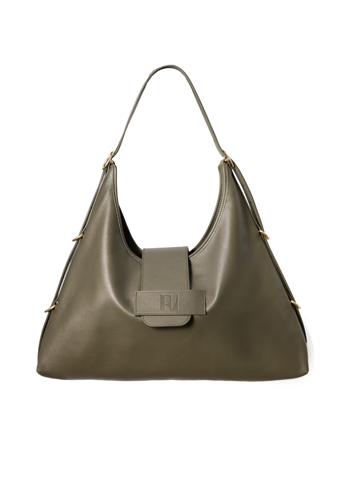 sac fada taille L kaki de face sur fond blanc
