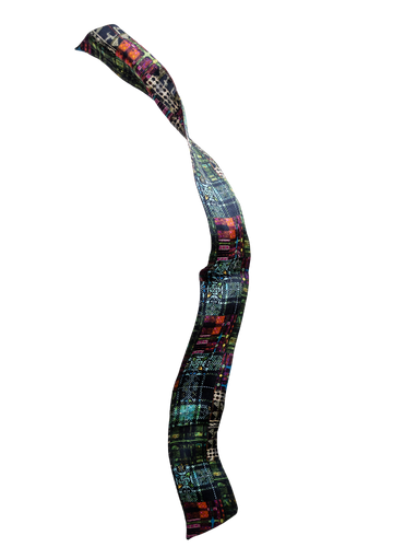 Foulard Mistral collage de face sur fond blanc