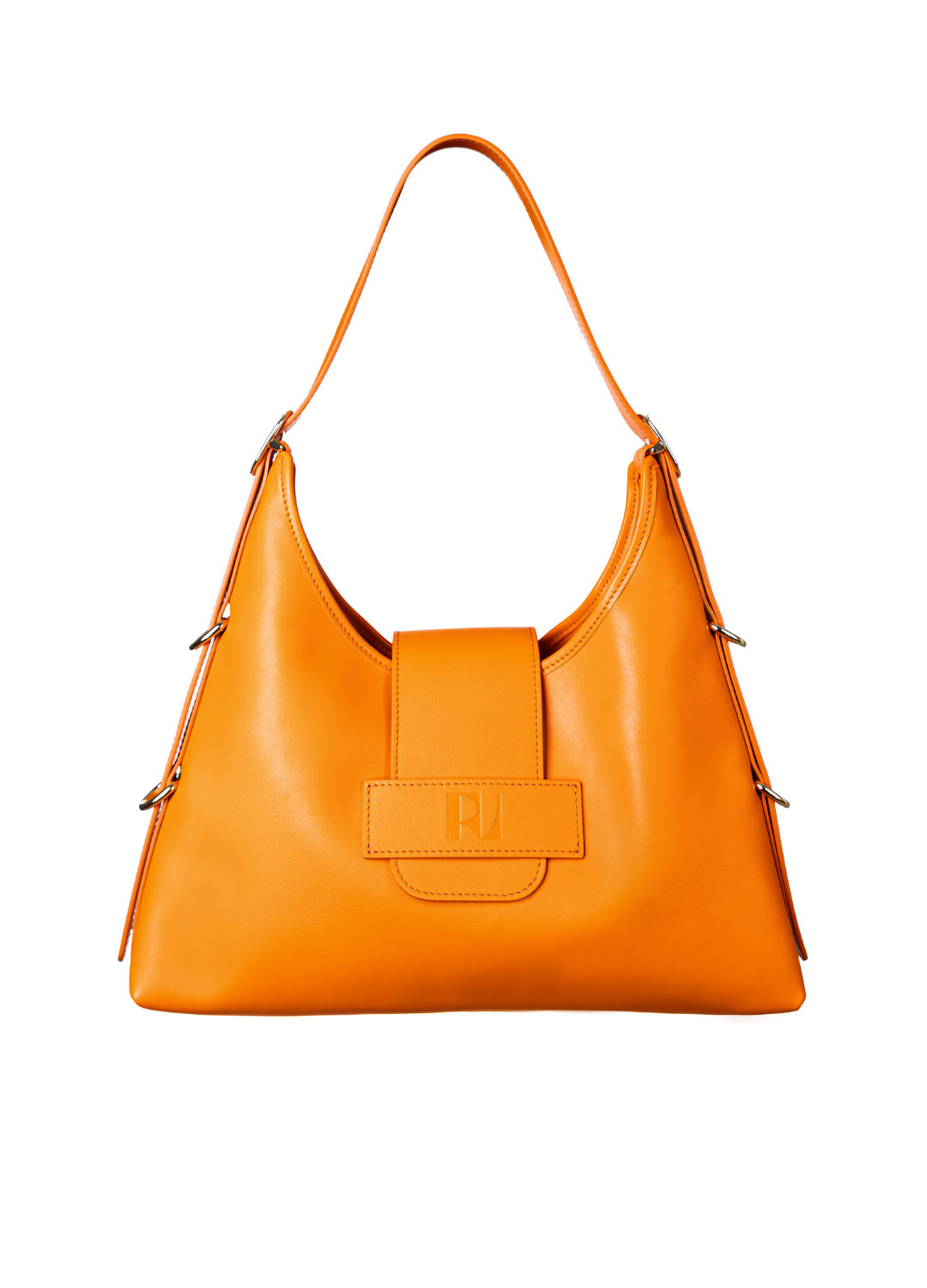 sac fada taille M orange sur fond blanc de face