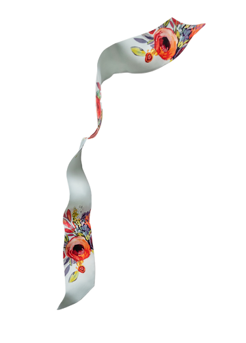 foulard Mistral printemps de face sur fond blanc